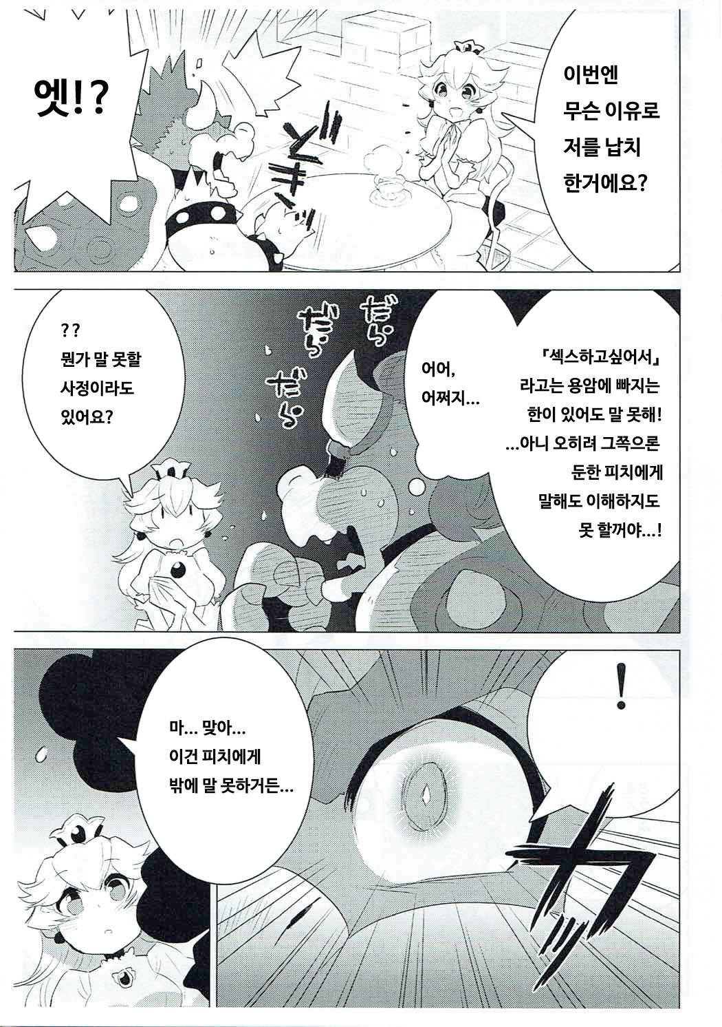 (Kemoket 4) [ryusuke works (Nagareboshi Purin)] PRINCESS LESSON (Super Mario Brothers) [Korean] (けもケット4) [ryusuke works (流れ星☆プリン)] PRINCESS LESSON (スーパーマリオブラザーズ) [韓国翻訳]