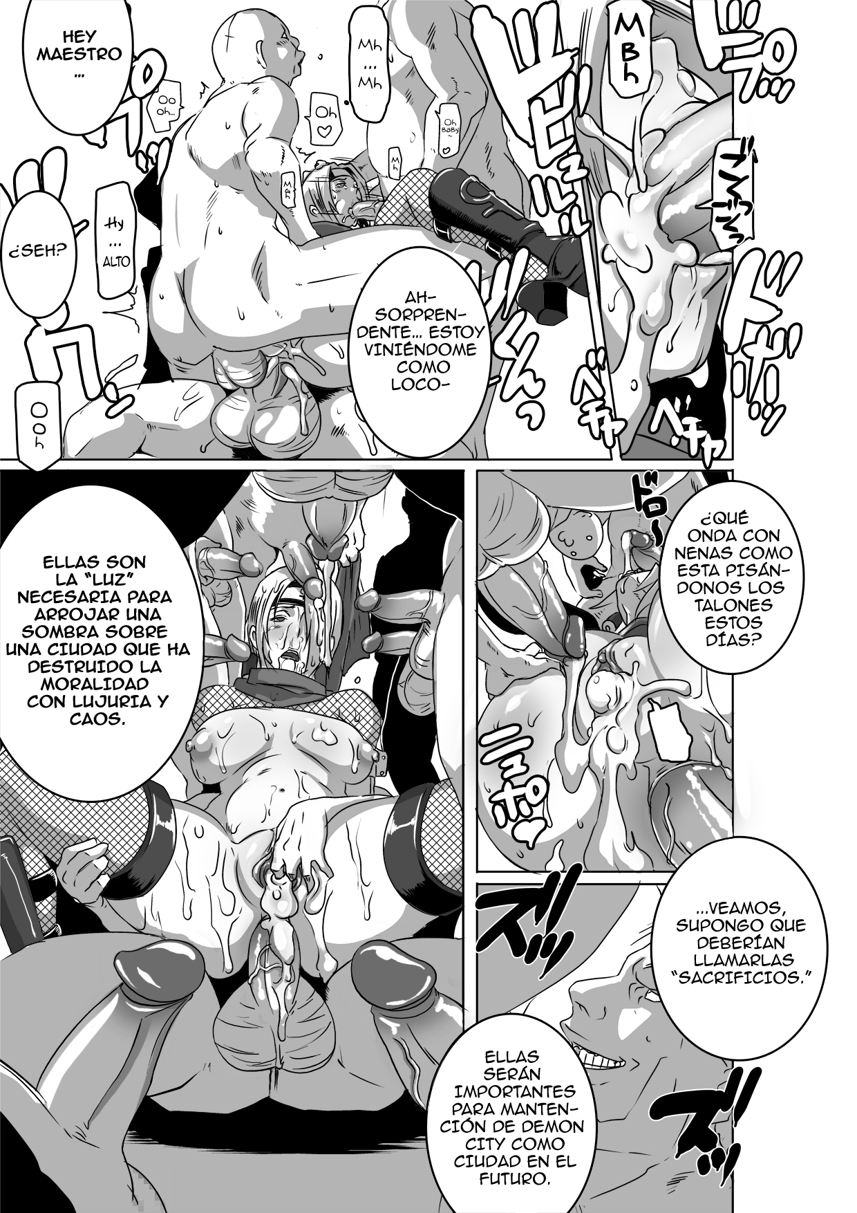 [Eroquis! (Butcha-U)] SACRIFICE HEROES - Sex Ninja Misogi [Spanish] [Eroquis! (ブッチャーU)] SACRIFICE HEROES：「セックス忍者ミソギ」 [スペイン翻訳]