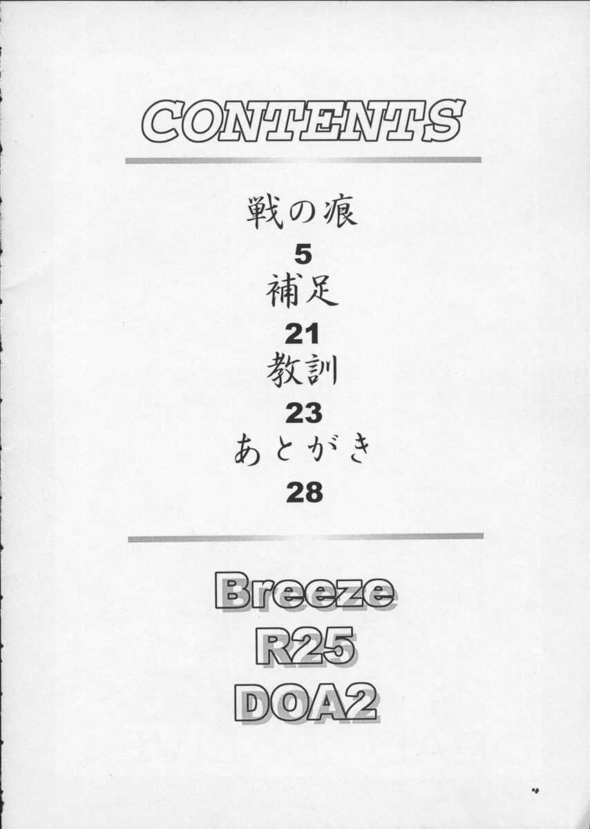 (CR27) [BREEZE (Haioku)] R25 Vol.1 DEAD or ALIVE 2 (Dead or Alive) [BREEZE (廃屋)] R25 Vol.1 DEAD or ALIVE 2 (デッド・オア・アライヴ)