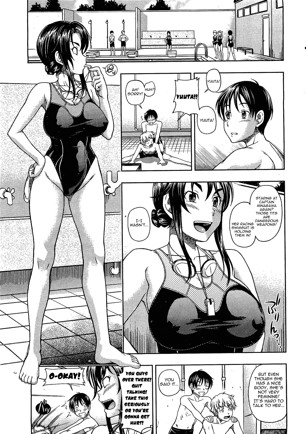 [Fukudahda] Yawaraka Poolside | Soft Poolside (Comic Hotmilk 2010-12) [ENG] [Yoroshii] [フクダーダ] やわらかプールサイド (COMIC HOTMiLK 2010年12月号) [英訳] [よろしい]