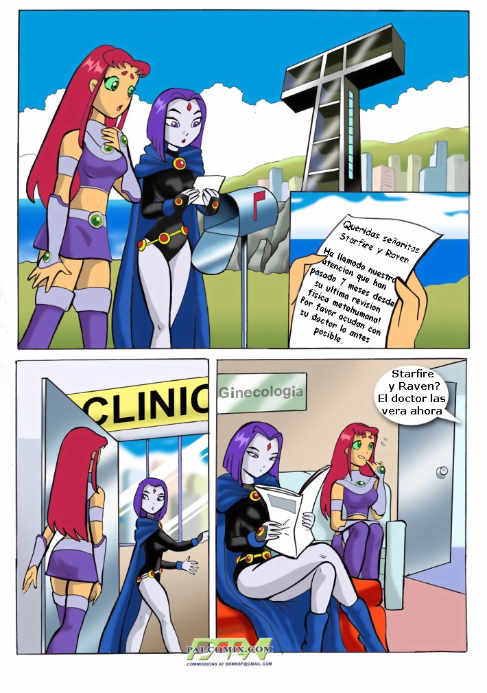 [Palcomix] The Teen Titans Go to the Doctor (Teen Titans) [Spanish] 