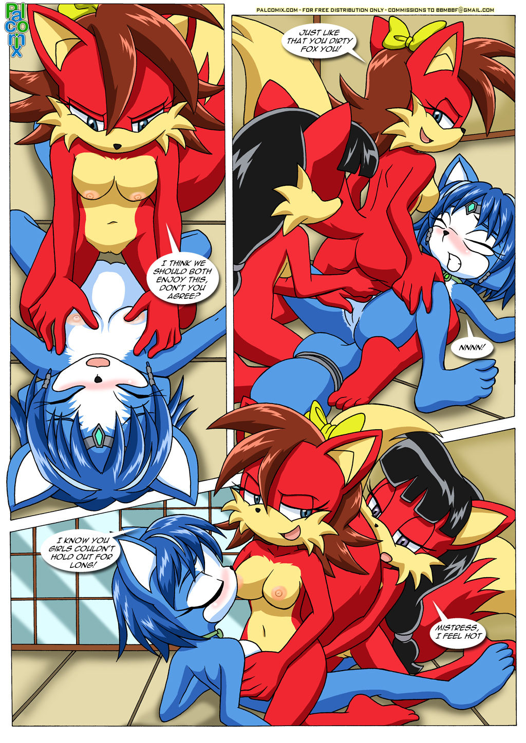 [Palcomix] FoXXXes (Sonic the Hedgehog, Star Fox) 
