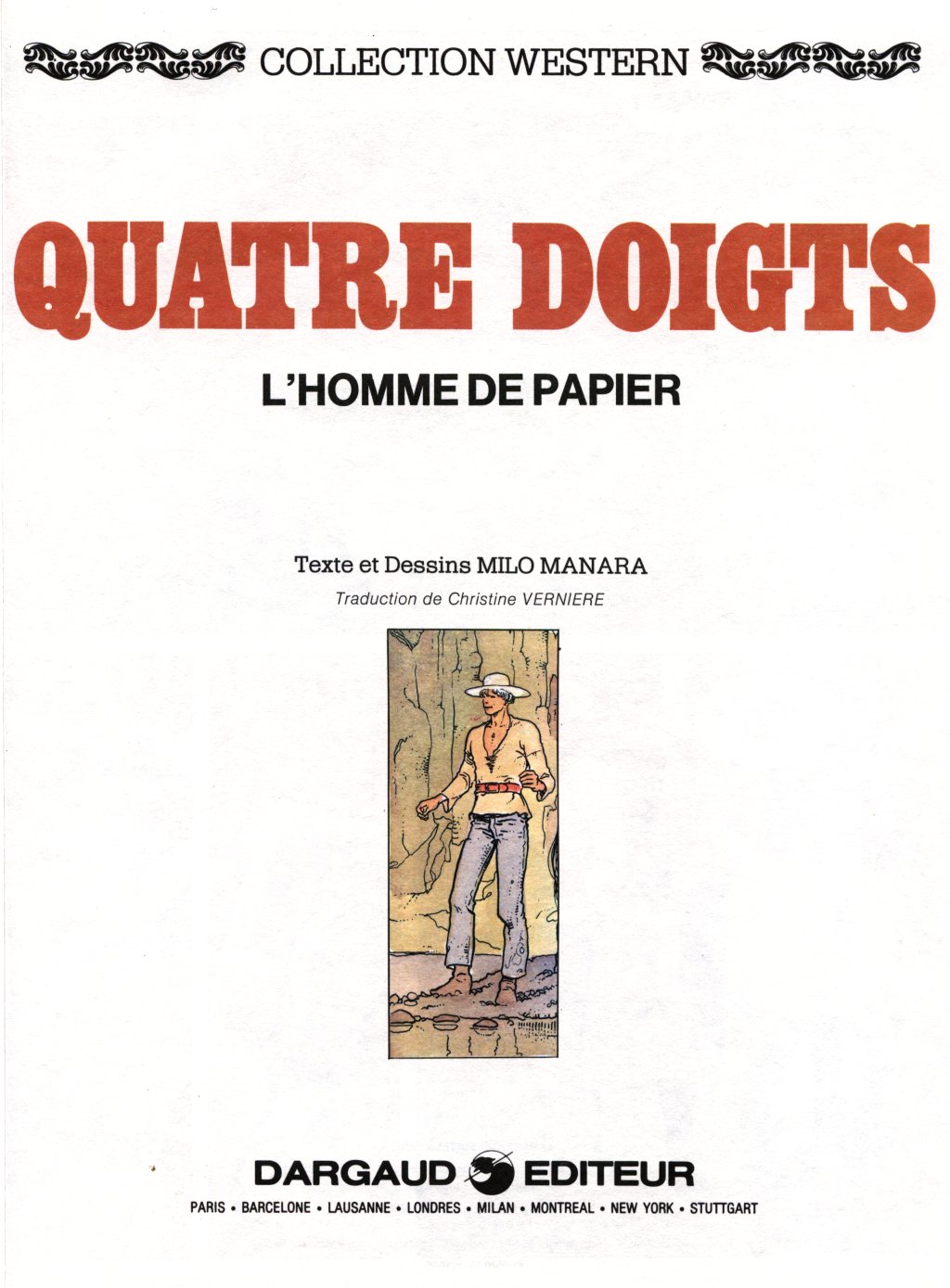 [Milo Manara] Quatre Doigts - L'Homme de Papier [French] 